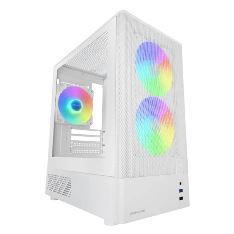 Mars Gaming Caja Micro-atx MC-ONYXW Blanca