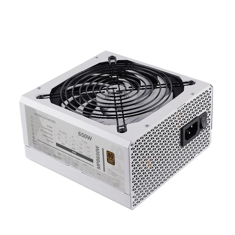 MARS GAMING PSU 650W,DC-DC & SMD TECH,7A GARANTIA