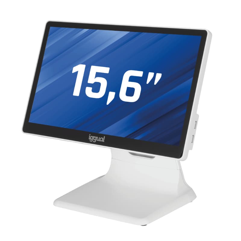 iggual TPV 15,6" 16:9 N100 4+128GB no SO blanco