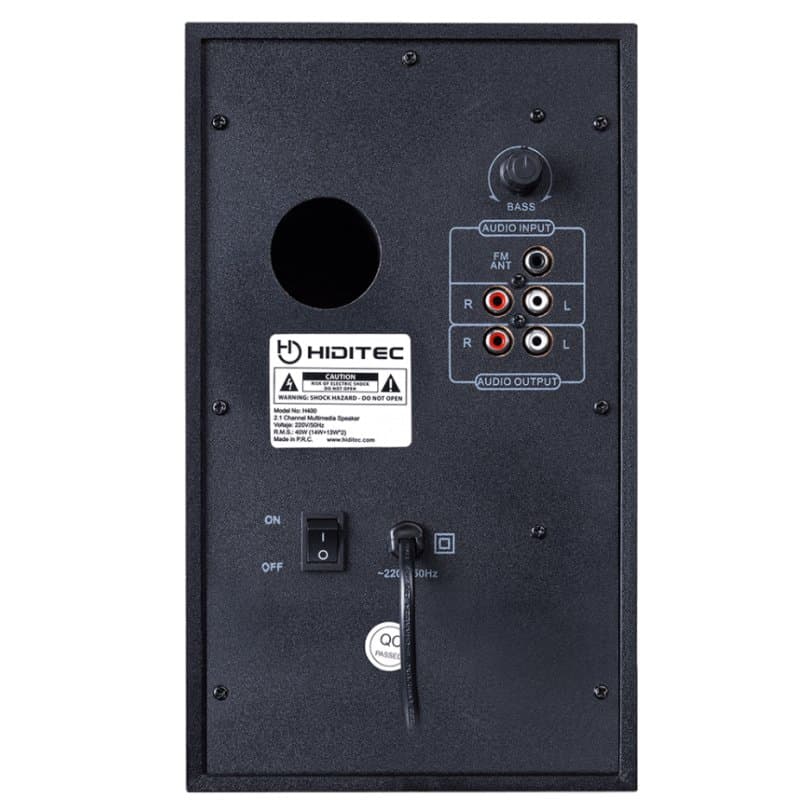 Hiditec Altavoz 2.1 H400 DARK EDITION - 3