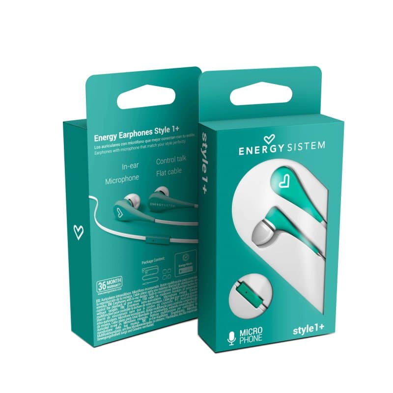 Energy Sistem Auricular Intrauditivo Style 1 Menta - 4