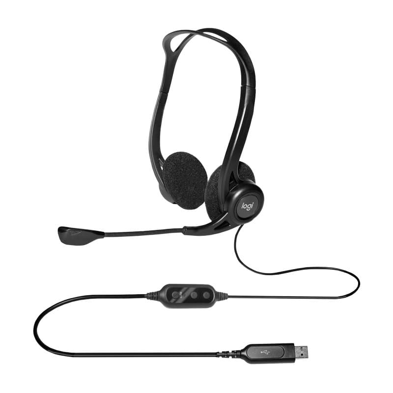 Logitech PC960M Auricular USB Suspension Ruido - 3