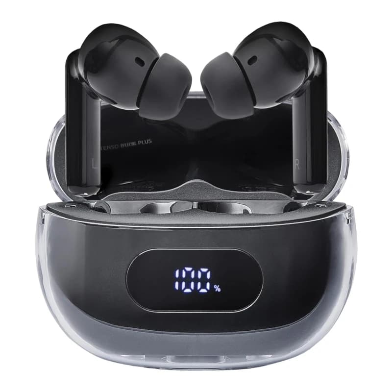 Intenso | Buds Plus Auriculares TWS ANC+ENC| Negro