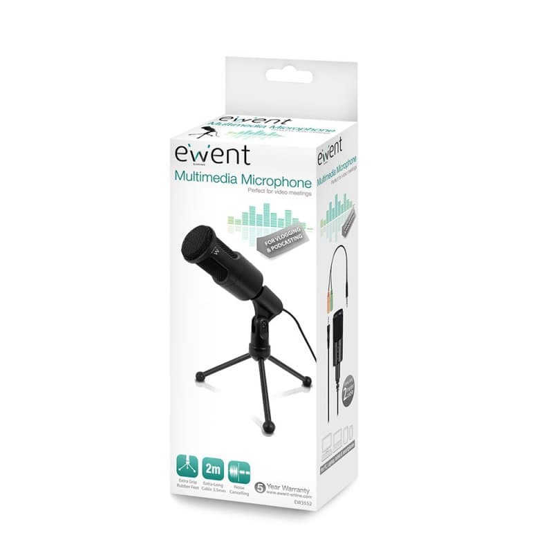 Ewent EW3552 Micrófono Multimedia Cancelación Ruid - 4