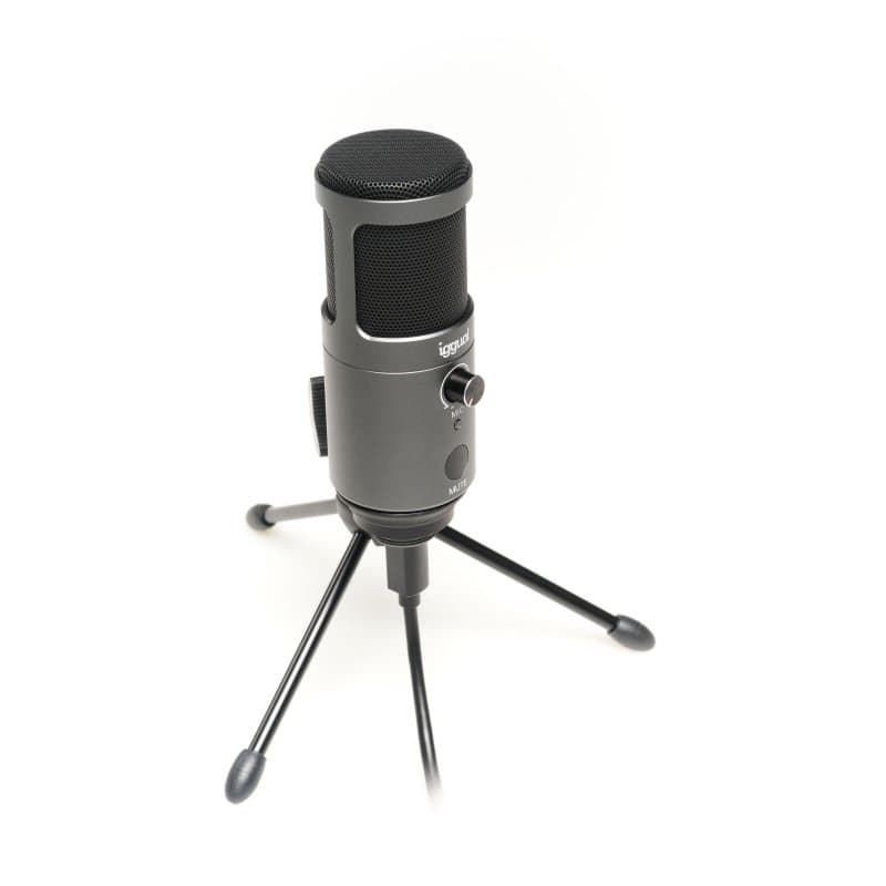 iggual Micrófono condensador Podcasting Pro gris - 3