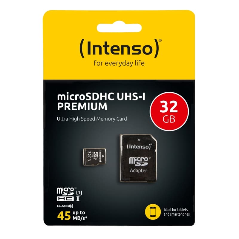 Intenso 3423480 Micro SD UHS-I Premium 32GB c/adap - 3
