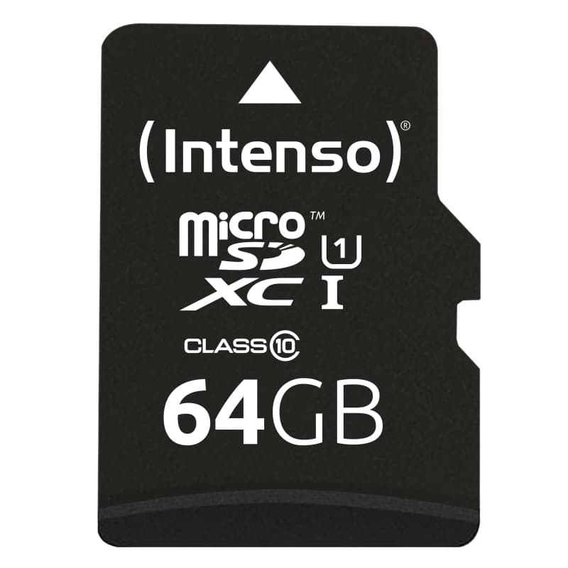 Intenso 3423490 Micro SD UHS-I Premium 64GB c/adap - 2