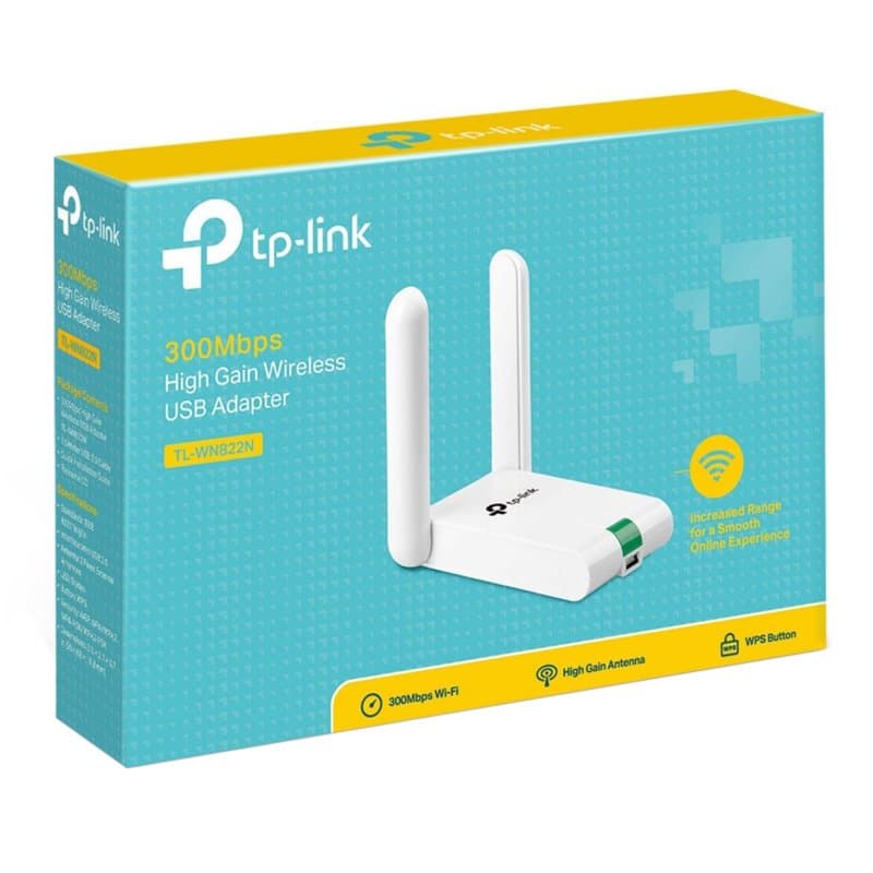 TP-LINK TL-WN822N Adaptador Red N300 3dBi USB - 4