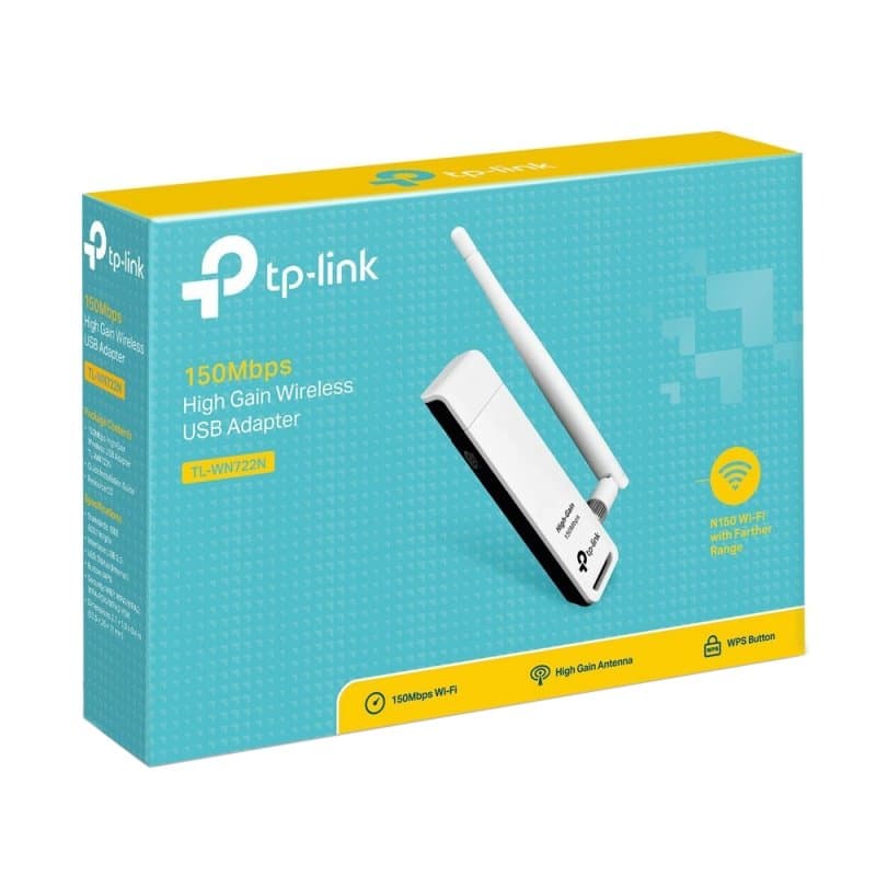 TP-LINK TL-WN722N Tarjeta Red WiFi N150 USB - 3