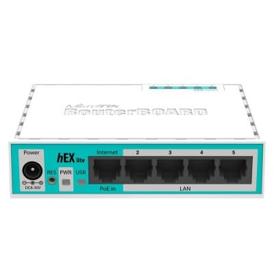 MikroTik RB750r2 hEX lite Router 5x10/100 L4 - 2