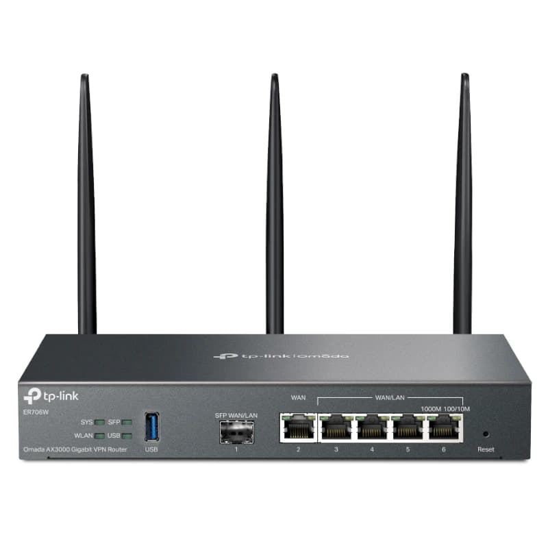 TP-Link ER706W Router WiFi6 Omada AX3000 Doble Ban