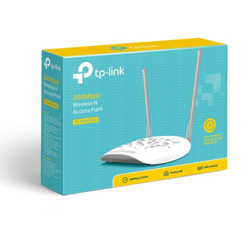 TP-LINK TL-WA801N Punto Acceso 2.4GHz N300 Wi-Fi - 4