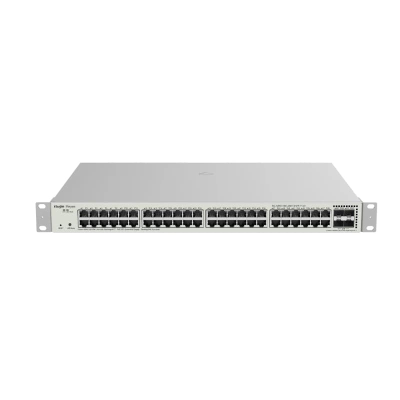 Reyee 48-Port 10G L2 Managed POE Switch, 48 Gigabi