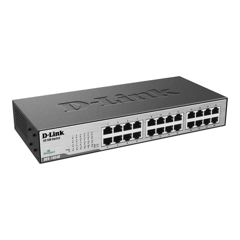 D-Link DES-1024D Switch 24x10/100Mbps - 2