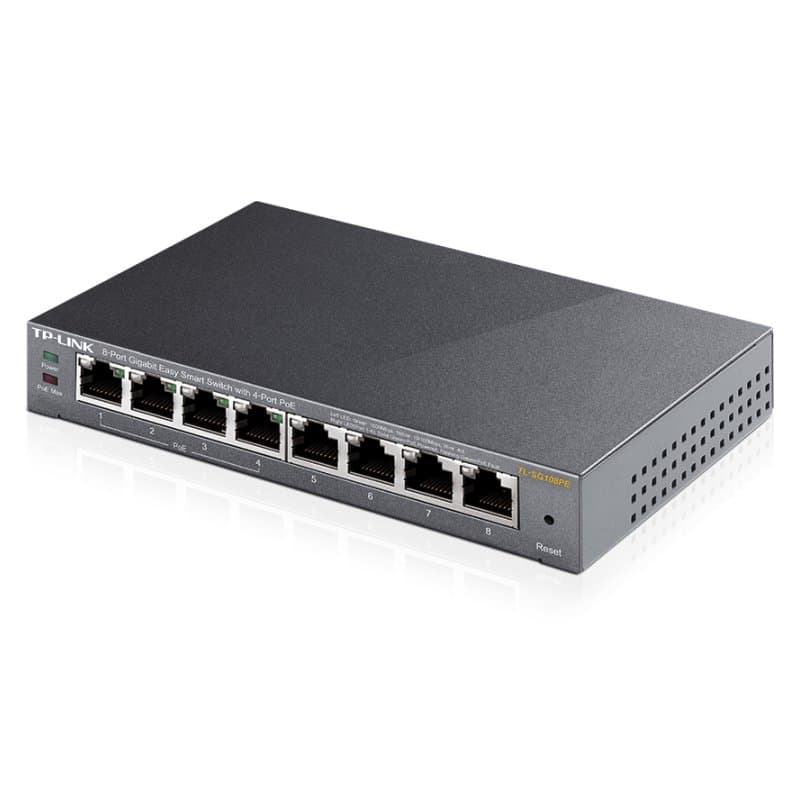 TP-LINK TL-SG108PE Switch 8xGB 4xGB PoE - 2
