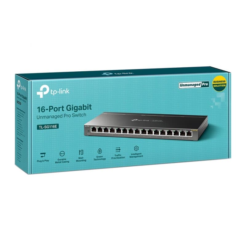 TP-LINK TL-SG116E Switch 16xGB Metal - 3
