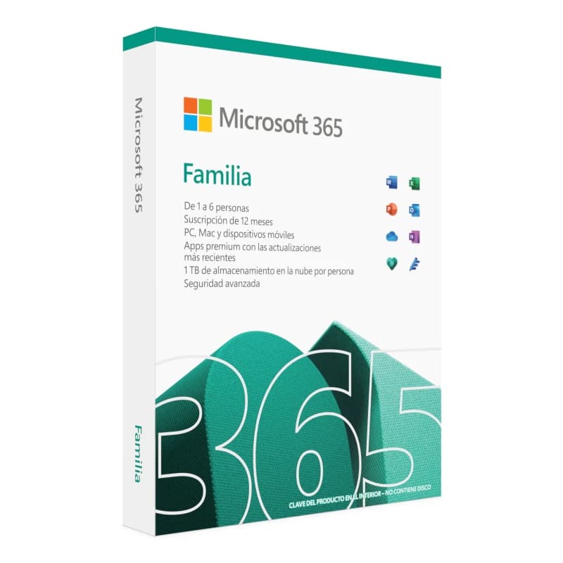 Microsoft 365 Familia Suscrip. anual  (6u
