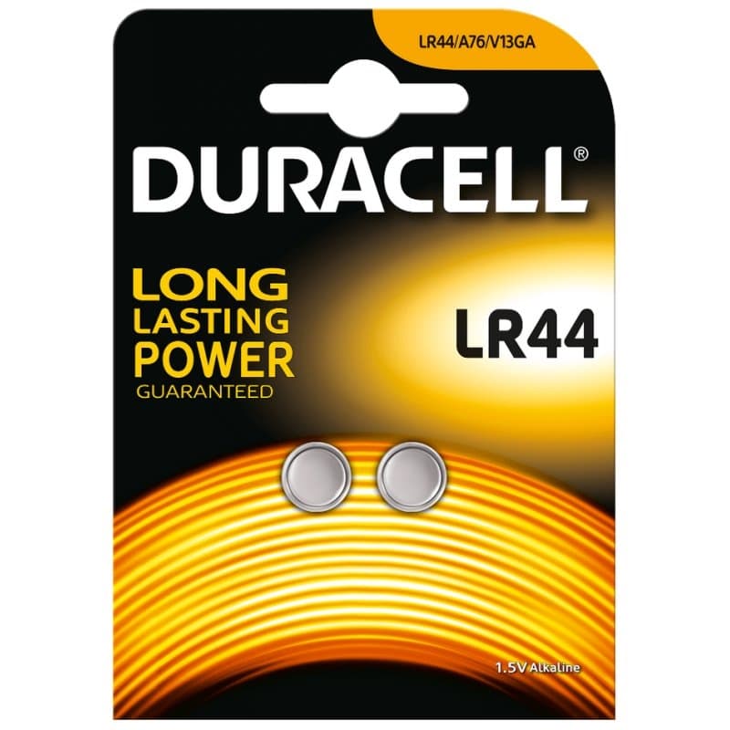 Duracell Pila Botn Alcalina LR44 1,5V Blister*2