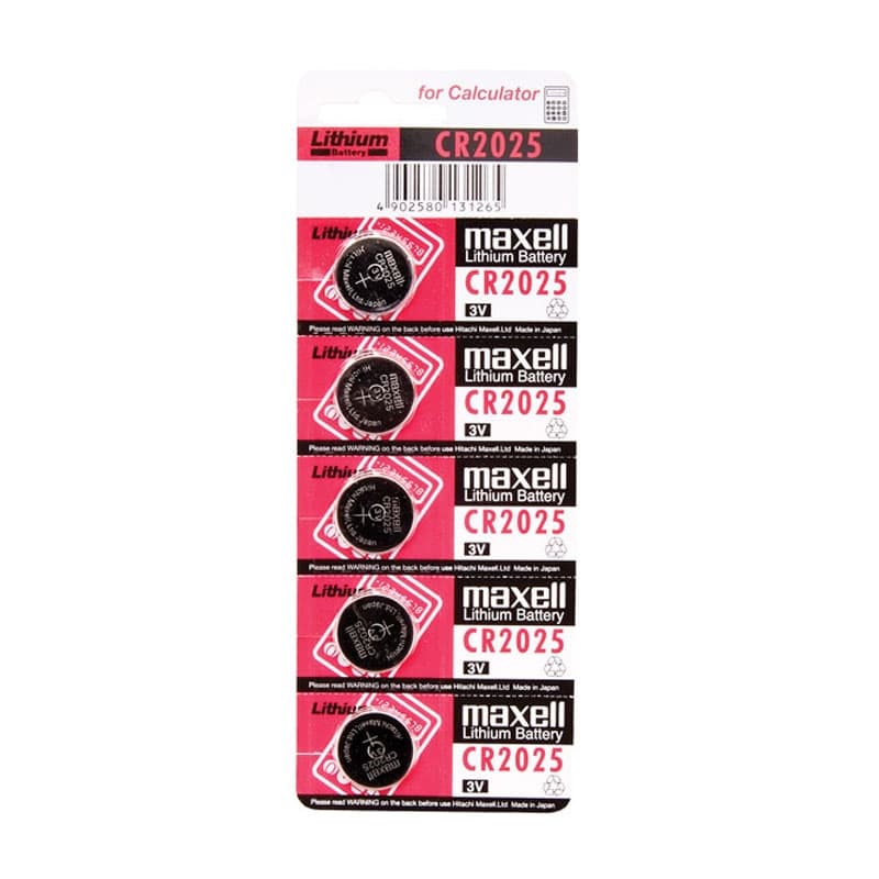 Maxell Pila Botn Litio CR2025 3V Blister*5